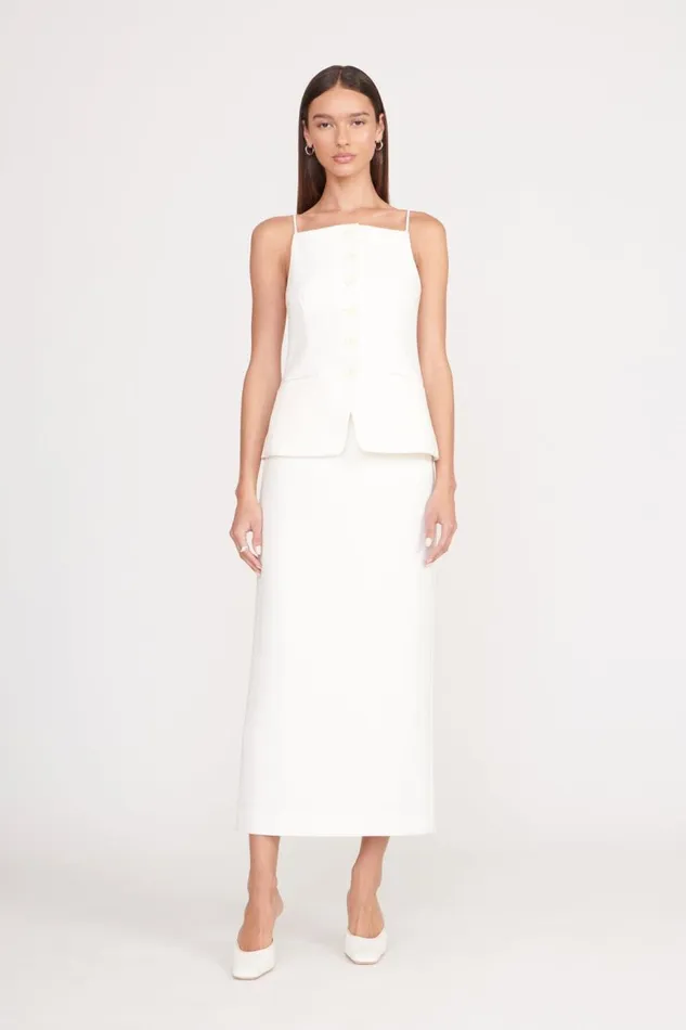Women STAUD Skirts SMITH SKIRT ECRU
