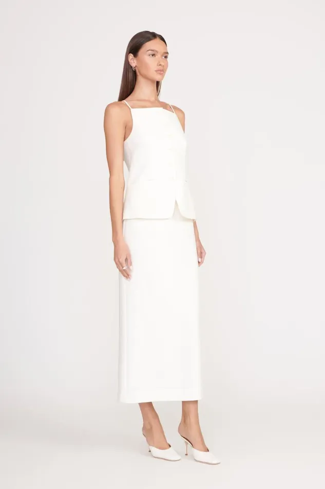 Women STAUD Skirts SMITH SKIRT ECRU Women STAUD Skirts SMITH SKIRT ECRU