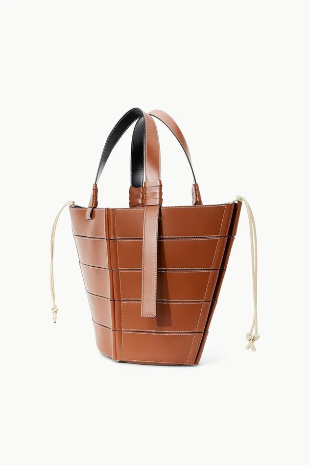 Women STAUD Swim DIAMOND TOTE TAN CREAM Women STAUD Swim DIAMOND TOTE TAN CREAM