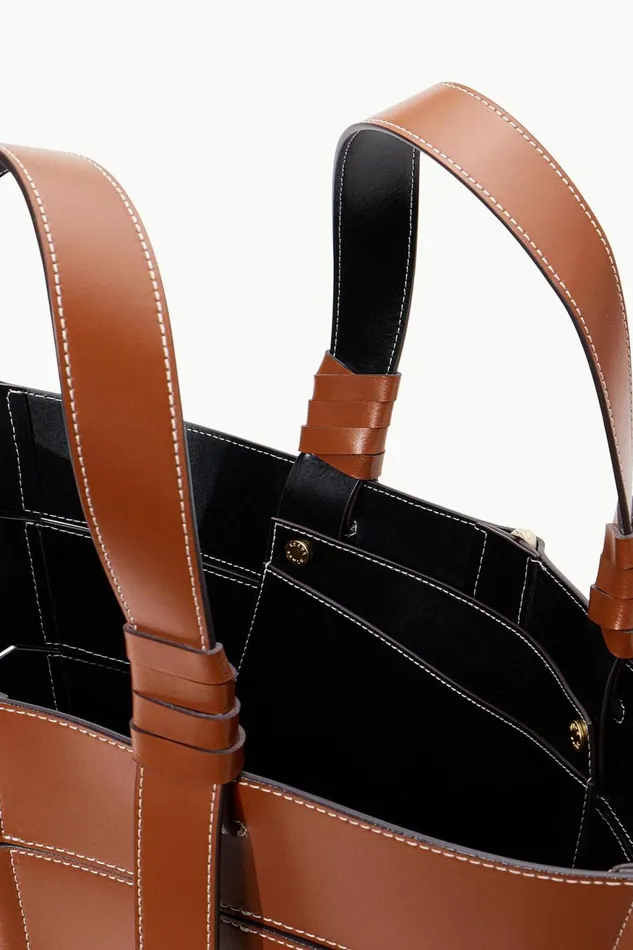 Women STAUD Swim DIAMOND TOTE TAN CREAM Women STAUD Swim DIAMOND TOTE TAN CREAM