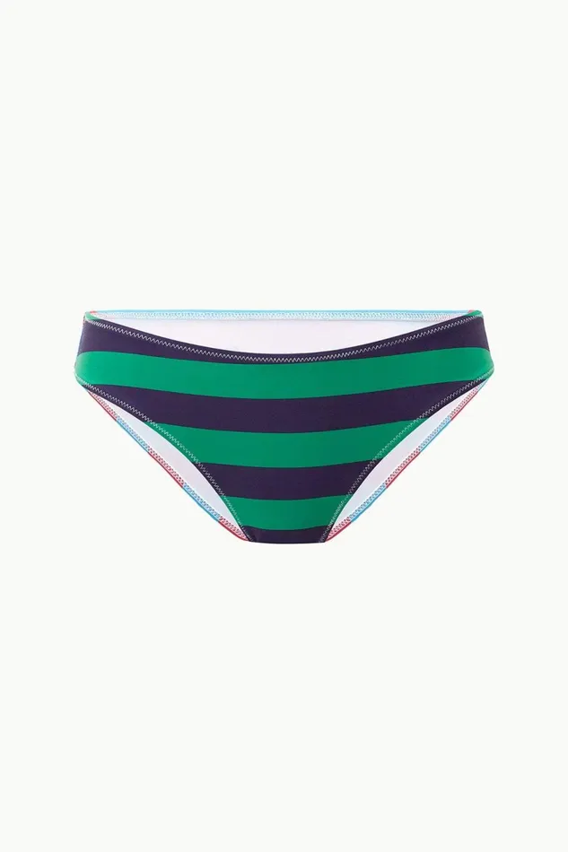 Women STAUD Swim GEMMA BIKINI BOTTOM CABANA STRIPE MULTI Women STAUD Swim GEMMA BIKINI BOTTOM CABANA STRIPE MULTI