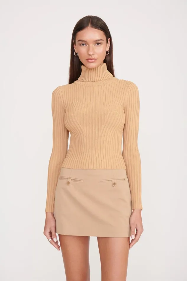 Women STAUD Tops JACE TOP CAMEL