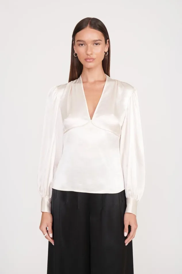 Women STAUD Tops ROSENDA TOP IVORY Women STAUD Tops ROSENDA TOP IVORY