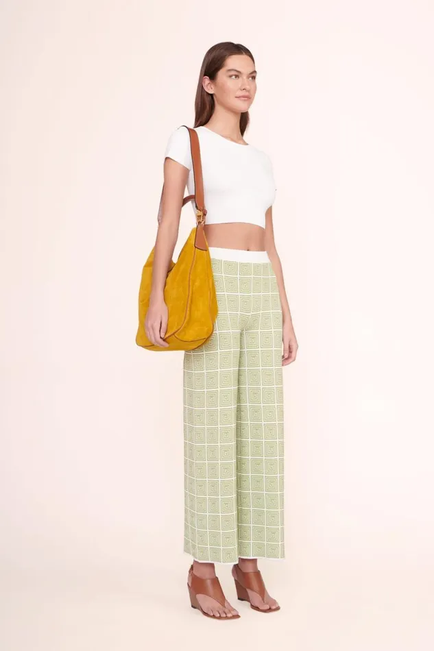 Women STAUD Totes PERRY BAG OCHER TAN SUEDE