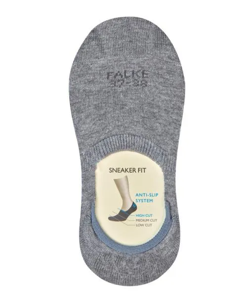 Women Step High Cut Women No Show Socks Light Greymel FALKE No Show Socks