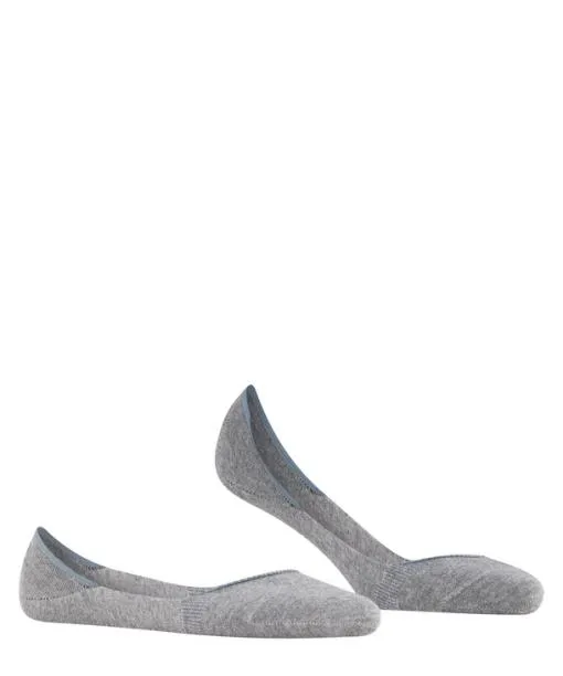Women Step Medium Cut Women No Show Socks Light Greymel FALKE No Show Socks