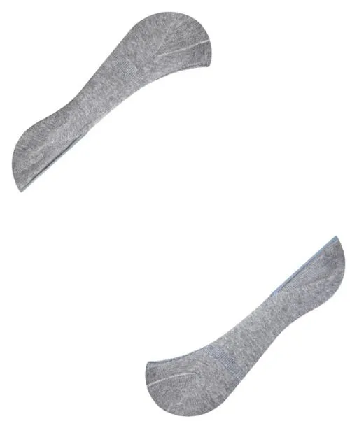 Women Step Medium Cut Women No Show Socks Light Greymel FALKE No Show Socks