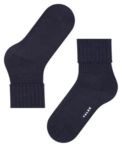 Women Striggings Rib Women Socks Dark Navy FALKE Socks