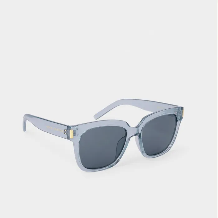 Women Sunglasses and Cases Katie Loxton Roma Transparent Blue Sunglasses