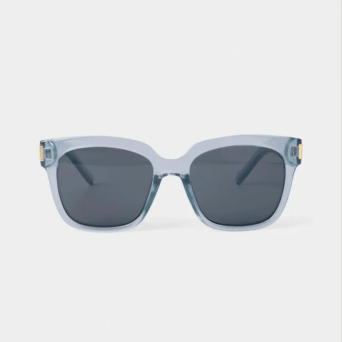 Women Sunglasses and Cases Katie Loxton Roma Transparent Blue Sunglasses