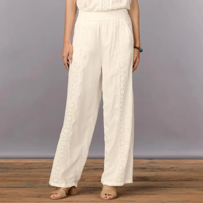 Women Suvi Eyelet Pants Petite Brandy Sundance Catalog Pants and Shorts Women Suvi Eyelet Pants Petite Brandy Sundance Catalog Pants and Shorts
