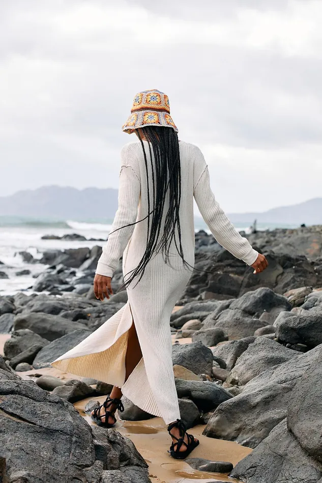 Women Sweater Dresses Free People Free Fall Sweater Maxi Dress Akoya Polish