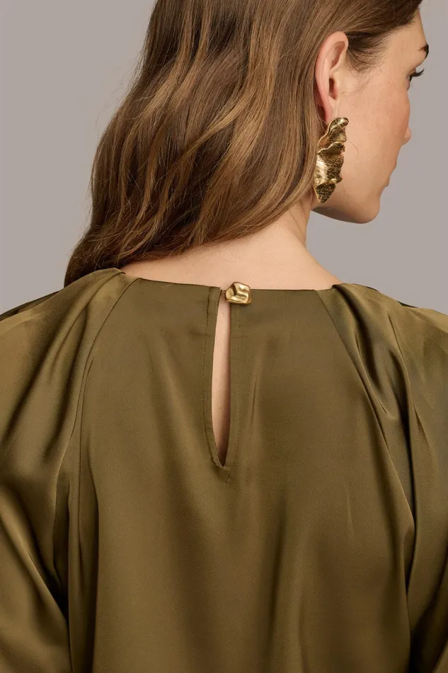 Women Sweaters And Tops Donna Karan TOP WITH CHAIN HARDWARE Beech