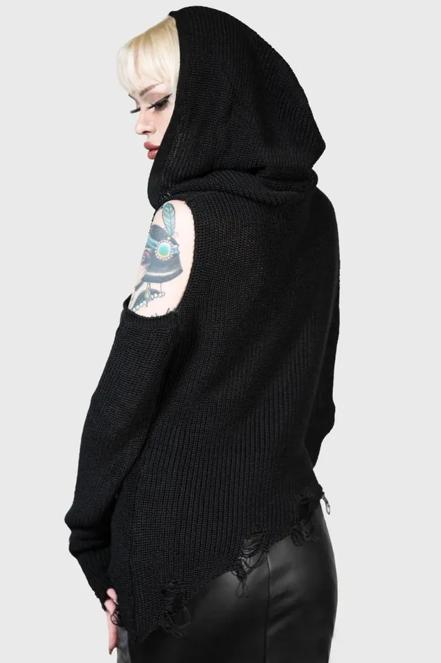 Women Sweaters Killstar Crowned Misery Sweater