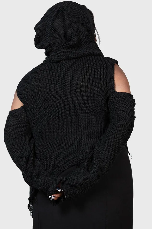 Women Sweaters Killstar Crowned Misery Sweater