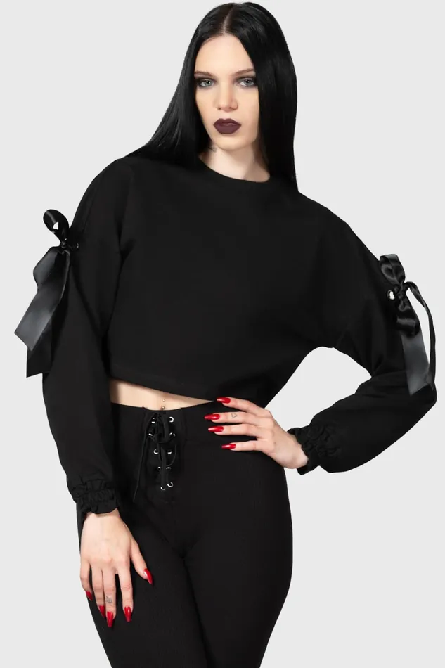 Women Sweaters Killstar Ray Crop Sweater