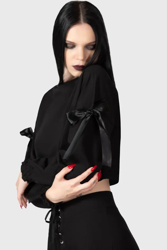 Women Sweaters Killstar Ray Crop Sweater