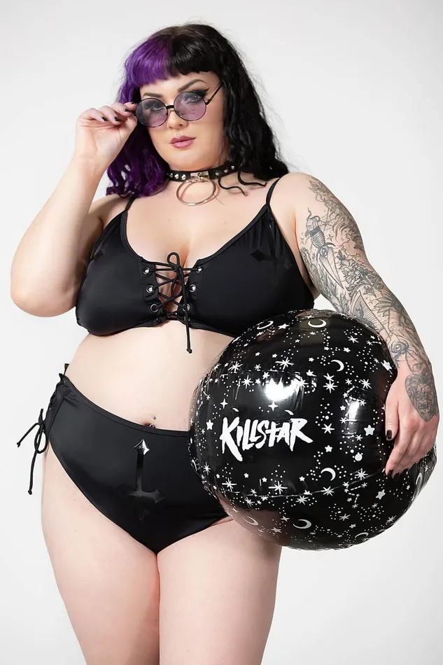 Women Swim Killstar Xandria 2Piece Swimsuit PLUS