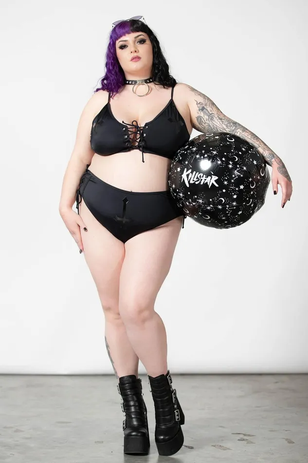 Women Swim Killstar Xandria 2Piece Swimsuit PLUS