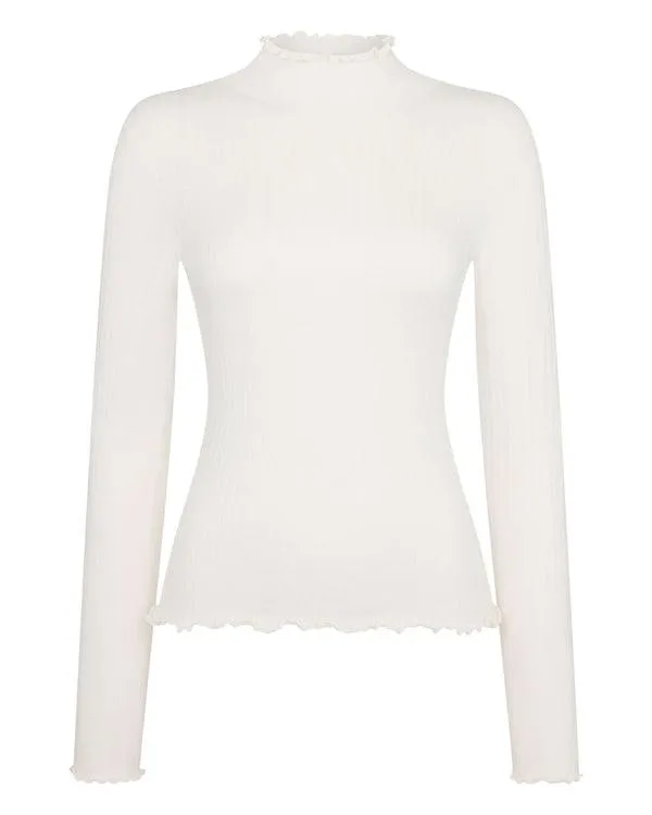 Women The Peony Lim Scallop Edge TopIn New Ivory White New Ivory White NPeal Tops and Tshirts Women The Peony Lim Scallop Edge TopIn New Ivory White New Ivory White NPeal Tops and Tshirts