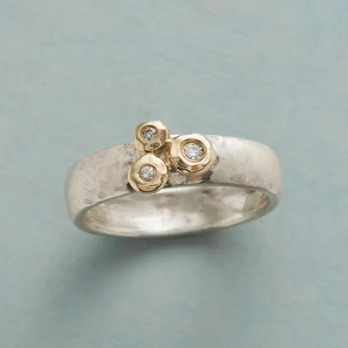 Women Timeless Trio Diamond Ring Sundance Catalog Rings