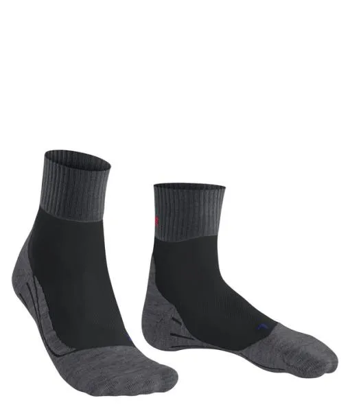Women TK2 Explore Cool Short Women Trekking Short Sock Black FALKE Hiking Socks
