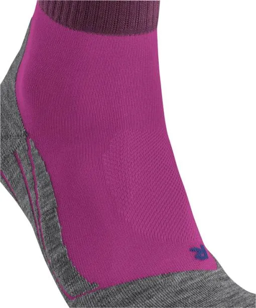Women TK2 Explore Cool Short Women Trekking Short Sock Radiant Orchid FALKE Hiking Socks