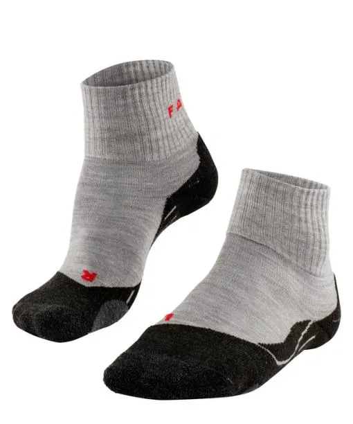 Women TK2 Explore Short Women Trekking Short Sock Light Grey FALKE Hiking Socks Women TK2 Explore Short Women Trekking Short Sock Light Grey FALKE Hiking Socks