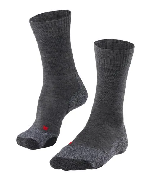 Women TK2 Explore Women Trekking Socks Asphalt Mel FALKE Hiking Socks