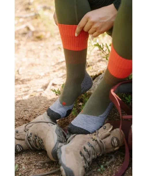 Women TK2 Explore Women Trekking Socks Asphalt Mel FALKE Hiking Socks