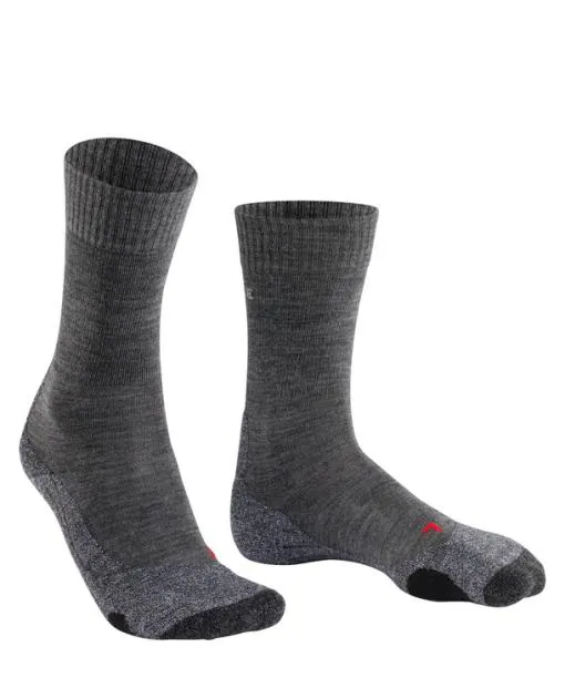 Women TK2 Explore Women Trekking Socks Asphalt Mel FALKE Hiking Socks