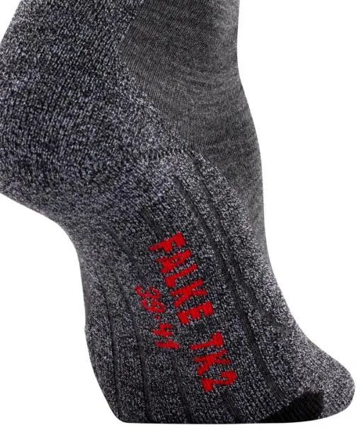 Women TK2 Explore Women Trekking Socks Asphalt Mel FALKE Hiking Socks