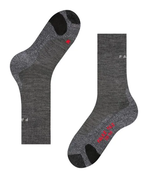 Women TK2 Explore Women Trekking Socks Asphalt Mel FALKE Hiking Socks