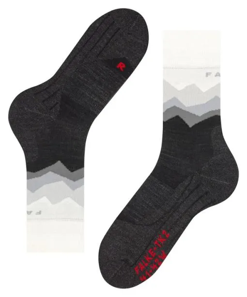 Women TK2 Explore Women Trekking Socks Black FALKE Hiking Socks