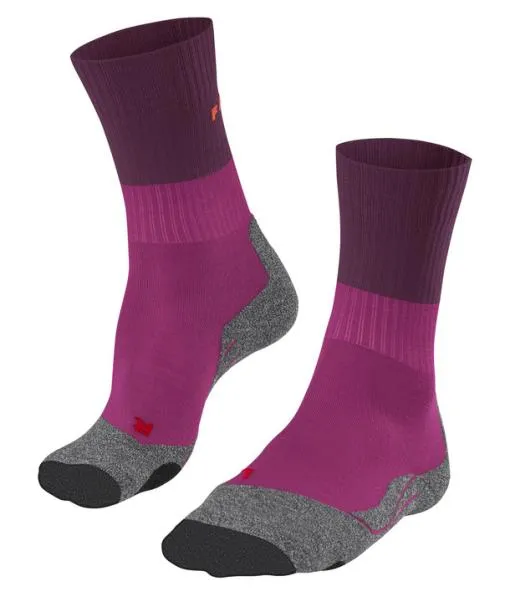 Women TK2 Explore Women Trekking Socks Radiant Orchid FALKE Hiking Socks