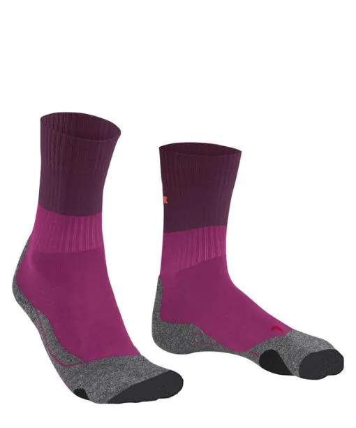 Women TK2 Explore Women Trekking Socks Radiant Orchid FALKE Hiking Socks