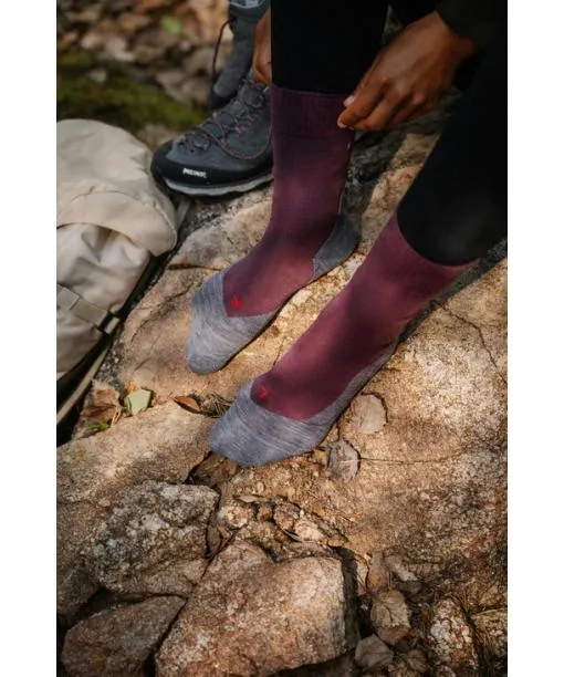 Women TK5 Wander Women Trekking Socks Dark Mauve FALKE Hiking Socks