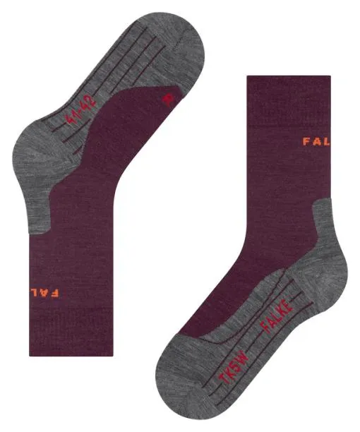Women TK5 Wander Women Trekking Socks Dark Mauve FALKE Hiking Socks