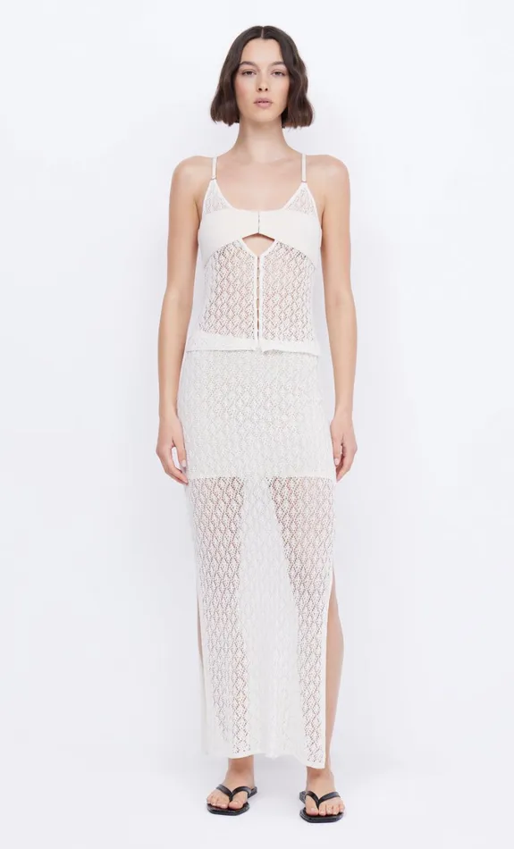 Women Tops Bec Bridge BREEZE LAYERED TOP Ivory