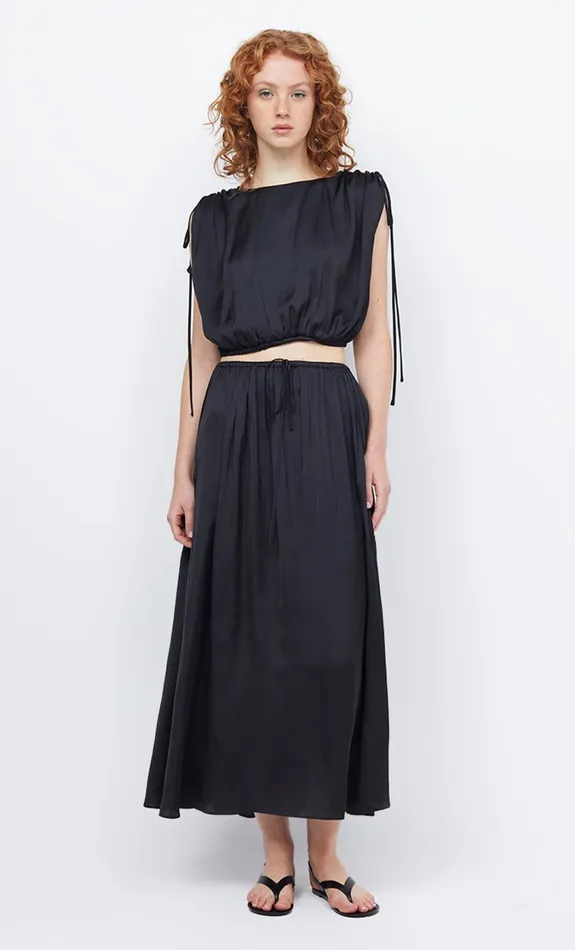 Women Tops Bec Bridge PARADISE CROPPED TOP Black