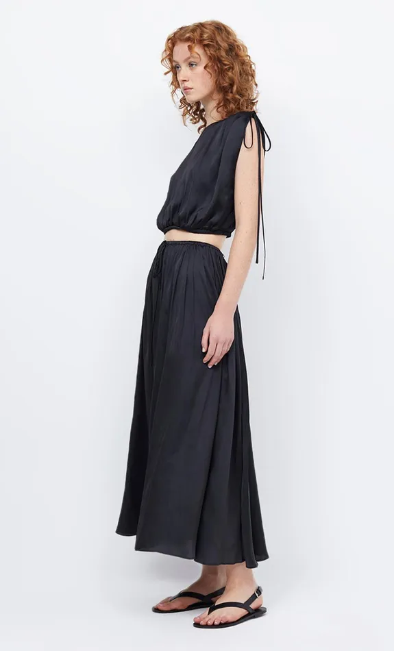 Women Tops Bec Bridge PARADISE CROPPED TOP Black