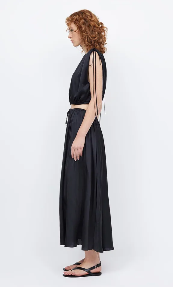 Women Tops Bec Bridge PARADISE CROPPED TOP Black