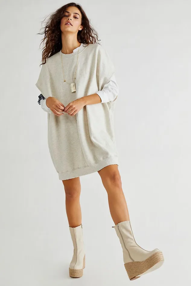 Women Tops Free People Clark Pullover White Heather