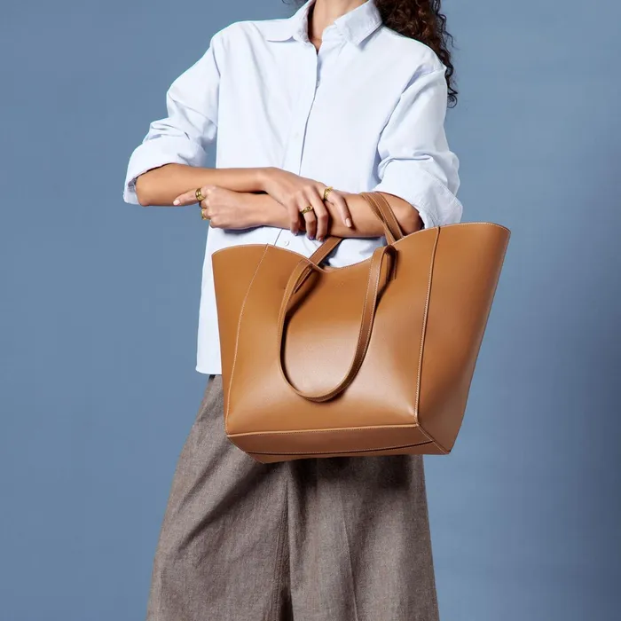 Women Tote Bags Katie Loxton Perri Cognac Tote Bag 8211 Vegan Leather