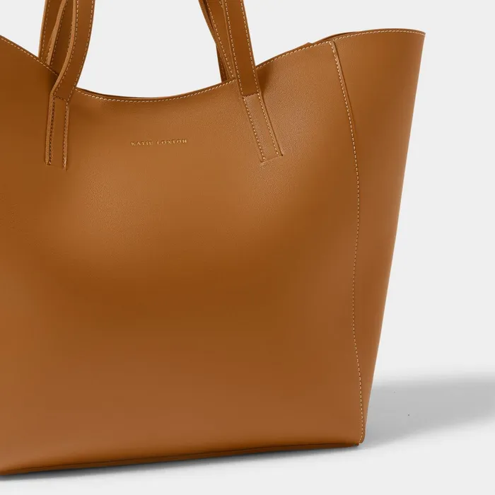 Women Tote Bags Katie Loxton Perri Cognac Tote Bag 8211 Vegan Leather
