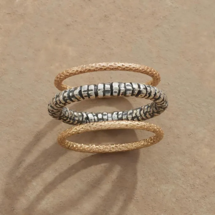 Women Triple Play Rings Sundance Catalog Rings