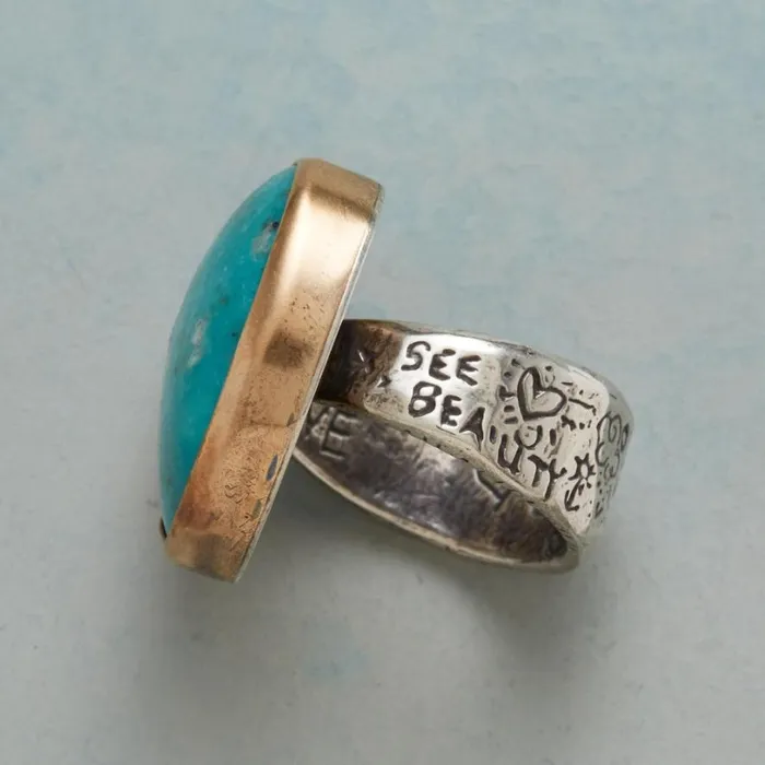 Women Turquoise Heartbeat Ring Sundance Catalog Rings Women Turquoise Heartbeat Ring Sundance Catalog Rings