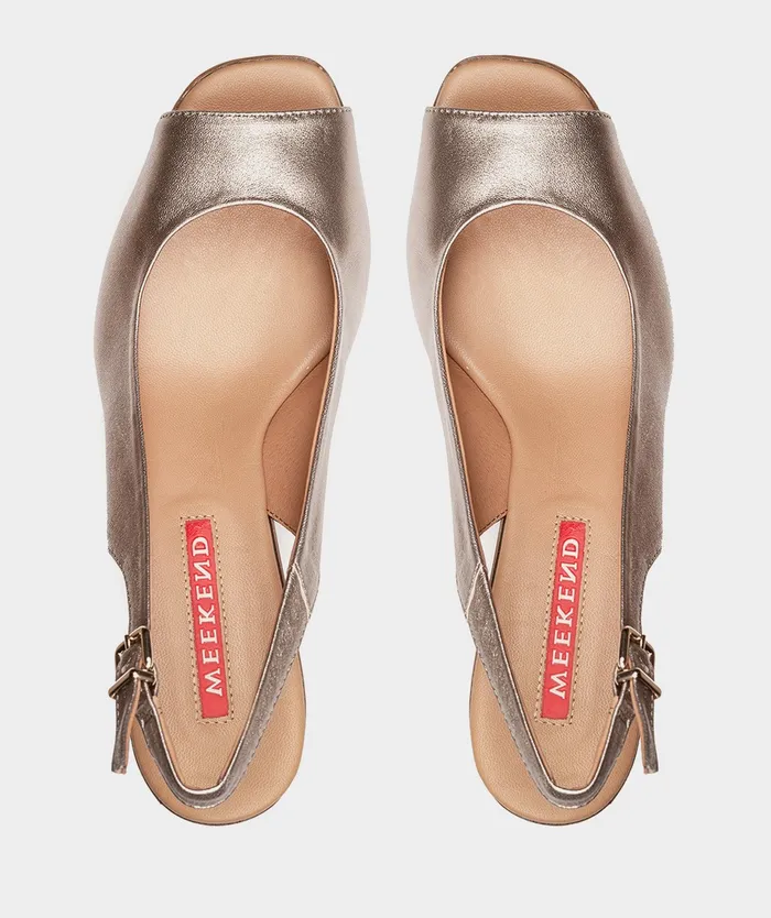 Women Tuzla Metallic 8211 Heeled Sandals Pedro Miralles