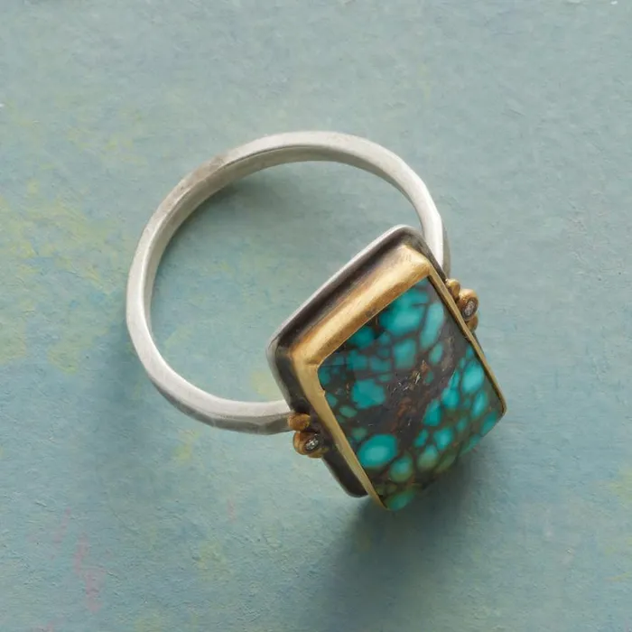 Women Twinkling Turquoise Ring Sundance Catalog Rings Women Twinkling Turquoise Ring Sundance Catalog Rings