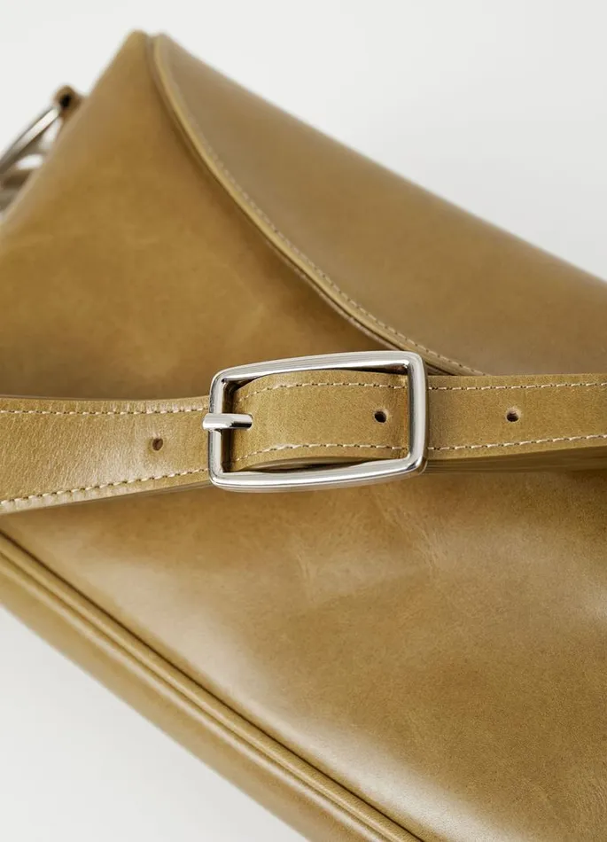 Women Vagabond Bags HANOI BAG Green Leather